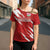 Custom Rugby Japan Cross Shoulder Shirt The Champion Brave Blossoms Red Color - Wonder Print Shop