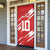Custom Rugby Japan Door Cover The Champion Brave Blossoms Red Color - Wonder Print Shop