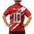 Custom Rugby Japan Family Matching Mermaid Dress and Hawaiian Shirt The Champion Brave Blossoms Red Color - Wonder Print Shop