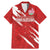 Custom Rugby Japan Family Matching Mermaid Dress and Hawaiian Shirt The Champion Brave Blossoms Red Color - Wonder Print Shop