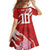Custom Rugby Japan Family Matching Puletasi and Hawaiian Shirt The Champion Brave Blossoms Red Color - Wonder Print Shop