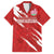 Custom Rugby Japan Family Matching Puletasi and Hawaiian Shirt The Champion Brave Blossoms Red Color - Wonder Print Shop