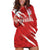Custom Rugby Japan Hoodie Dress The Champion Brave Blossoms Red Color - Wonder Print Shop