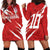 Custom Rugby Japan Hoodie Dress The Champion Brave Blossoms Red Color - Wonder Print Shop