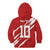 Custom Rugby Japan Kid Hoodie The Champion Brave Blossoms Red Color - Wonder Print Shop