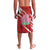 Custom Rugby Japan Lavalava The Champion Brave Blossoms Red Color - Wonder Print Shop