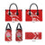 Custom Rugby Japan Leather Bag The Champion Brave Blossoms Red Color - Wonder Print Shop