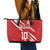 Custom Rugby Japan Leather Tote Bag The Champion Brave Blossoms Red Color - Wonder Print Shop