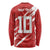 Custom Rugby Japan Long Sleeve Shirt The Champion Brave Blossoms Red Color - Wonder Print Shop