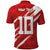 Custom Rugby Japan Polo Shirt The Champion Brave Blossoms Red Color - Wonder Print Shop