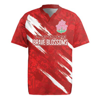 Custom Rugby Japan Rugby Jersey The Champion Brave Blossoms Red Color - Wonder Print Shop