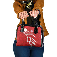 Custom Rugby Japan Shoulder Handbag The Champion Brave Blossoms Red Color - Wonder Print Shop