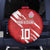 Custom Rugby Japan Spare Tire Cover The Champion Brave Blossoms Red Color - Wonder Print Shop