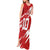 Custom Rugby Japan Tank Maxi Dress The Champion Brave Blossoms Red Color - Wonder Print Shop
