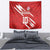 Custom Rugby Japan Tapestry The Champion Brave Blossoms Red Color - Wonder Print Shop