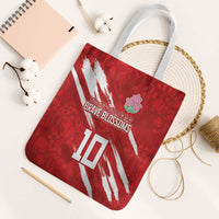 Custom Rugby Japan Tote Bag The Champion Brave Blossoms Red Color - Wonder Print Shop