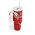 Custom Rugby Japan Tumbler With Handle The Champion Brave Blossoms Red Color - Wonder Print Shop