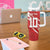 Custom Rugby Japan Tumbler With Handle The Champion Brave Blossoms Red Color - Wonder Print Shop
