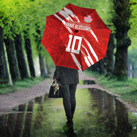 Custom Rugby Japan Umbrella The Champion Brave Blossoms Red Color - Wonder Print Shop