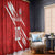 Custom Rugby Japan Window Curtain The Champion Brave Blossoms Red Color - Wonder Print Shop