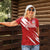 Custom Rugby Japan Women Polo Shirt The Champion Brave Blossoms Red Color - Wonder Print Shop
