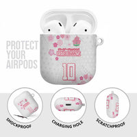 Custom Rugby Japan AirPods Case The Champion Brave Blossoms White Color - Wonder Print Shop