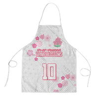 Custom Rugby Japan Apron The Champion Brave Blossoms White Color - Wonder Print Shop
