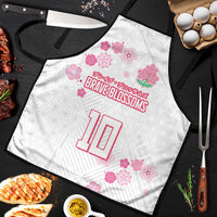 Custom Rugby Japan Apron The Champion Brave Blossoms White Color - Wonder Print Shop