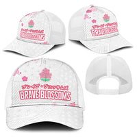 Rugby Japan Baseball Net Cap The Champion Brave Blossoms White Color - Wonder Print Shop
