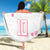 Custom Rugby Japan Beach Blanket The Champion Brave Blossoms White Color - Wonder Print Shop