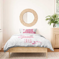 Custom Rugby Japan Bedding Set The Champion Brave Blossoms White Color - Wonder Print Shop