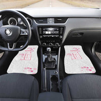 Custom Rugby Japan Car Mats The Champion Brave Blossoms White Color - Wonder Print Shop