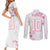Custom Rugby Japan Couples Matching Short Sleeve Bodycon Dress and Long Sleeve Button Shirt The Champion Brave Blossoms White Color - Wonder Print Shop