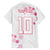 Custom Rugby Japan Family Matching Off The Shoulder Long Sleeve Dress and Hawaiian Shirt The Champion Brave Blossoms White Color - Wonder Print Shop