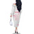 Custom Rugby Japan Family Matching Off The Shoulder Long Sleeve Dress and Hawaiian Shirt The Champion Brave Blossoms White Color - Wonder Print Shop