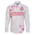 Custom Rugby Japan Family Matching Short Sleeve Bodycon Dress and Hawaiian Shirt The Champion Brave Blossoms White Color - Wonder Print Shop