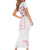 Custom Rugby Japan Family Matching Short Sleeve Bodycon Dress and Hawaiian Shirt The Champion Brave Blossoms White Color - Wonder Print Shop