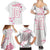 Custom Rugby Japan Family Matching Summer Maxi Dress and Hawaiian Shirt The Champion Brave Blossoms White Color - Wonder Print Shop