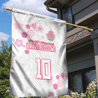 Custom Rugby Japan Garden Flag The Champion Brave Blossoms White Color - Wonder Print Shop
