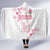 Custom Rugby Japan Hooded Blanket The Champion Brave Blossoms White Color - Wonder Print Shop