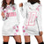 Custom Rugby Japan Hoodie Dress The Champion Brave Blossoms White Color - Wonder Print Shop