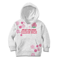 Custom Rugby Japan Kid Hoodie The Champion Brave Blossoms White Color - Wonder Print Shop