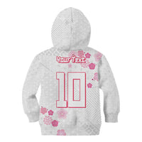 Custom Rugby Japan Kid Hoodie The Champion Brave Blossoms White Color - Wonder Print Shop