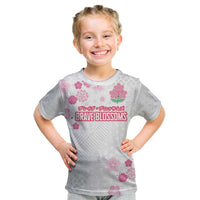 Custom Rugby Japan Kid T Shirt The Champion Brave Blossoms White Color - Wonder Print Shop