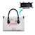 Custom Rugby Japan Leather Bag The Champion Brave Blossoms White Color - Wonder Print Shop