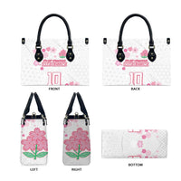 Custom Rugby Japan Leather Bag The Champion Brave Blossoms White Color - Wonder Print Shop