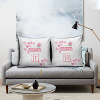 Custom Rugby Japan Pillow Cover The Champion Brave Blossoms White Color - Wonder Print Shop