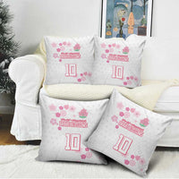 Custom Rugby Japan Pillow Cover The Champion Brave Blossoms White Color - Wonder Print Shop