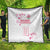 Custom Rugby Japan Quilt The Champion Brave Blossoms White Color - Wonder Print Shop