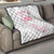 Custom Rugby Japan Quilt The Champion Brave Blossoms White Color - Wonder Print Shop